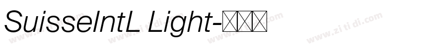 SuisseIntL Light字体转换 SuisseIntL Light字体转换